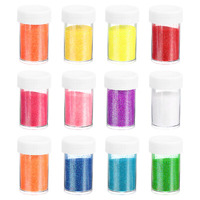 #ad Holographic Fine Glitter Set 24 Jars 408g 14.4oz Sparkle Powder Colorful