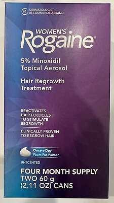 #ad Rogaine Women Foam Hair Loss amp; Regrowth 5% Minoxidil 2468 Months Supply