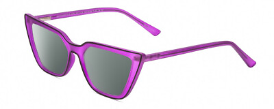 #ad Gotham Flex 84 Women#x27;s Designer Polarized Sunglasses in Smoke Purple Black 49 mm