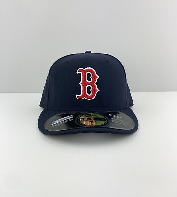 #ad NEW Authentic Boston Red Sox New Era 59FIFTY Official On Field Fitted Hat 7 3 8