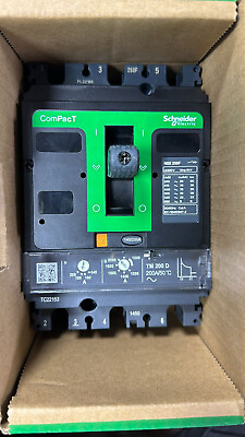 #ad Circuit breaker ComPacT NSX250F 36kA at 415VAC TMD trip unit 200A 50 degrees