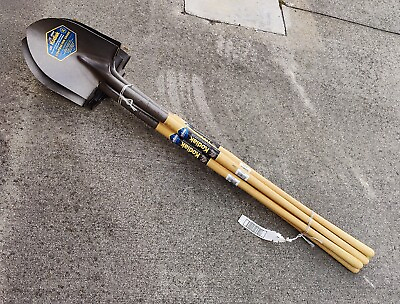#ad Lot 6 NEW Jackson Kodiak J 250 47quot; True Temper Carbon Steel Wood Handle Shovel