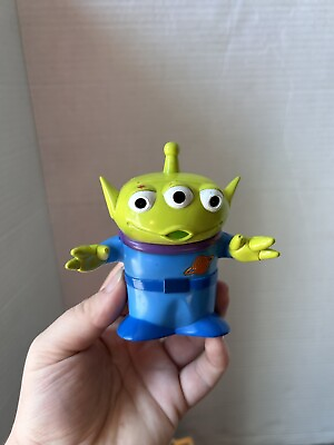 #ad Disney Pixar Figurine Toy Story Figure Alien Three Eyes Green Collectible Little