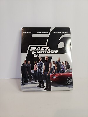 #ad Fast amp; Furious 6 Blu ray Steelbook Dwayne Johnson Vin Diesel