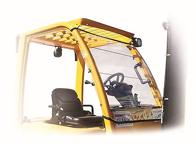 #ad Premium Forklift Universal Windshield or Canopy Clear Vinyl 40quot; L x 45.5quot;