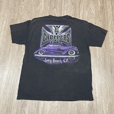 #ad West Coast Choppers Shirt M Vintage 90s 00s Classic Hot Rod Long Beach Biker Tee