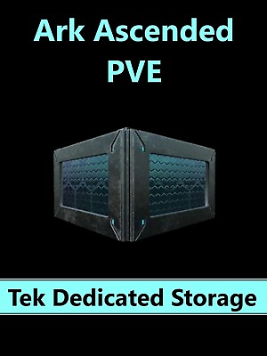 #ad Ark Survival Ascended Tek Dedicated Storage CrossPlatform Official PVE