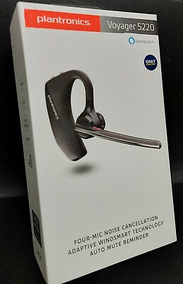 #ad POLY Plantronics Voyager 5200 Premium Wireless Bluetooth Headset Headphone Black