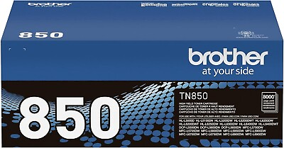 #ad Brother Genuine High Yield Toner Cartridge TN850 Replacement Black Toner Page