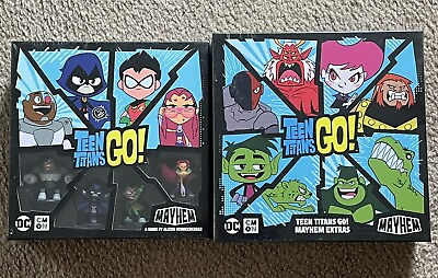 #ad Teen Titans GO Mayhem amp; Extras Missing The 2 Figure Pack Board Game