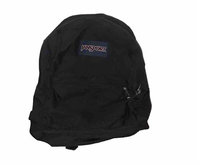 #ad JANSPORT Black SuperBreak One Backpack Lightweight School Book Bag 25L