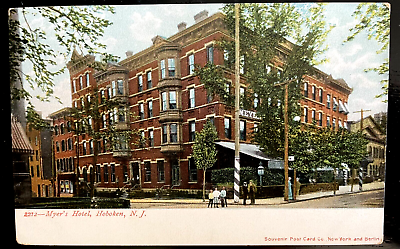 #ad Vintage Postcard 1901 1907 Myer#x27;s Hotel Hoboken New Jersey NJ