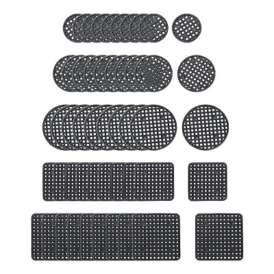#ad 50pcs Flower Pot Hole Mesh Pad Plant Drainage Screens Gasket Round and Square...