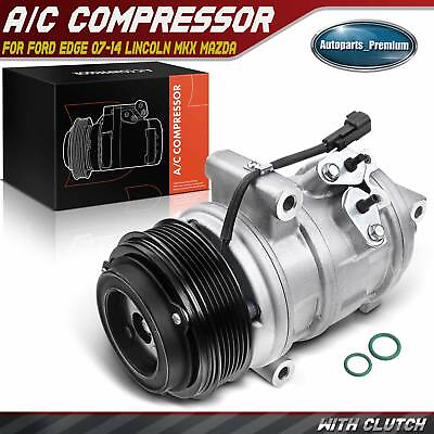 #ad A C Compressor w Clutch for Ford Edge 2007 2014 Lincoln MKX 2007 2015 3.5L 3.7L