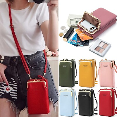 #ad Small Crossbody Bags Women Mini Leather Shoulder Messenger Bag Clutch Wallet US