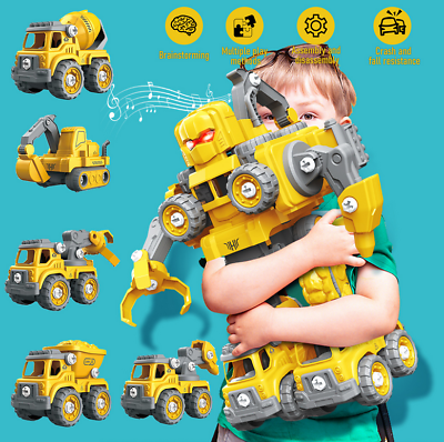 #ad Kids Toys Car for Boys: Boy Toy Trucks for 1 2 3 4 5 6 Year Old Boys Girls Tod