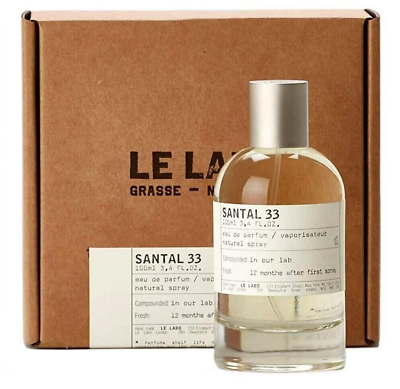 #ad SANTAL 33 by Le Labo Eau De Parfum 3.4oz 100ml Spray New With Box