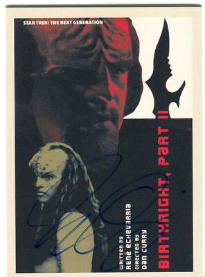 #ad Star Trek TNG Portfolio Prints Juan Ortiz Autograph Parallel Card JOA143