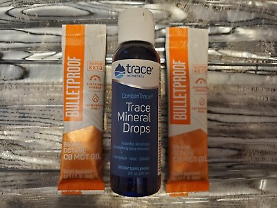 #ad Trace Minerals ConcenTrace Trace Mineral Drops 2 oz. FREE BulletProof MCT Oil