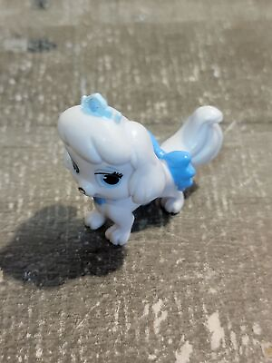 #ad Disney white dog with tiara princess toy figure