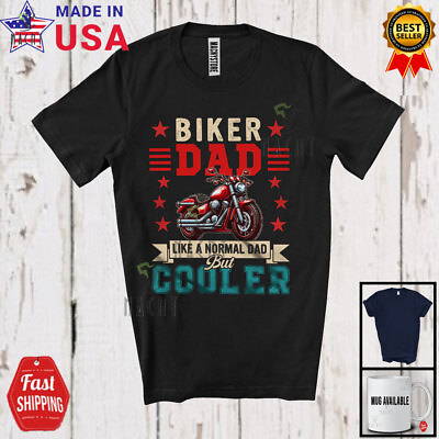 #ad Vintage Biker Dad Definition Cooler Proud Father#x27;s Day Careers Family T Shirt