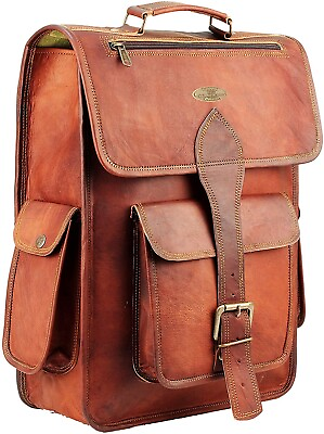 #ad Leather backpack for Men Perfect Mens Backpack for Daily Use Retro Backpack Bag