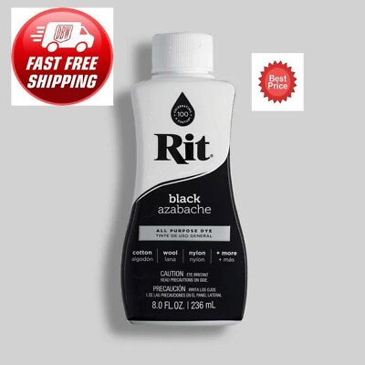 #ad #ad Rit All Purpose Liquid Dye Black 8 fl oz