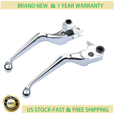 #ad Chrome Hand Brake Clutch Lever Hand Control fOR Harley Dyna Electra Glide 96 06