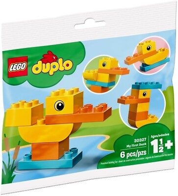 #ad Duplo LEGO 30327 My First Duck NEW Sealed * Retired * 6pc Great Stocking Stuffer