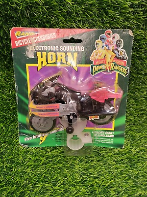 #ad Rare Sealed 1994 Power Rangers Bicycle Bike Horn accessory Billy Motorcycle Toy