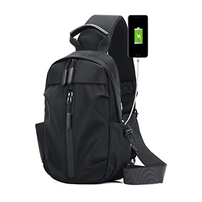 #ad Sling Bag Crossbody Backpack Shoulder Bag for Men Personal Pocket Bag Casual