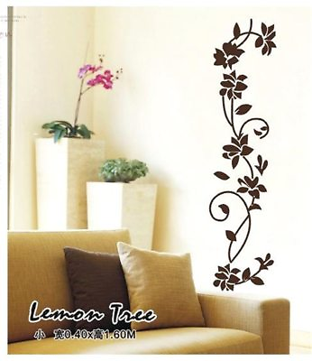#ad Flowers Wall Sticker Rose Flower Decal Vinyl Art Home Decoration Decor