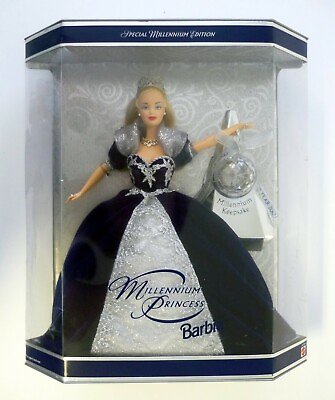 #ad Barbie Millennium Princess Vintage Mattel 11.5quot; Special Edition Doll Sealed 2000