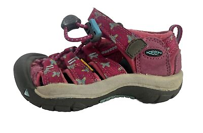 #ad Keen Newport Size 9 Toddler Pink Butterfly Sandals Waterproof Hiking Shoes