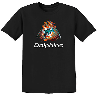 #ad Miami Dolphins T Shirt Adult and Kids sizes
