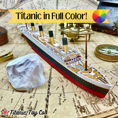 #ad Full Color RMS Titanic Model 12quot; Titanic Toy For Kids Titanic Cake Topper