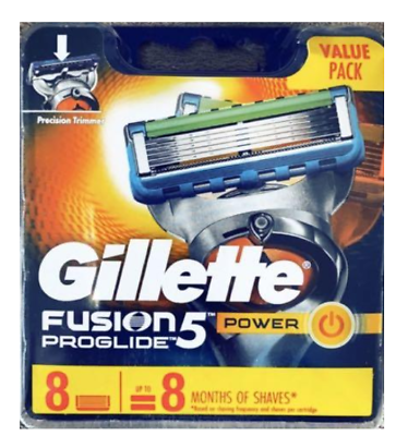 #ad Gillette Proglide Power Fits All Proglide amp; Fusion Razors 8 Cartridges