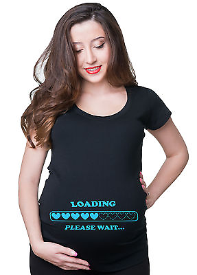 #ad Loading Please Wait Pregnancy Maternity T shirt Gift for future mommy maternity
