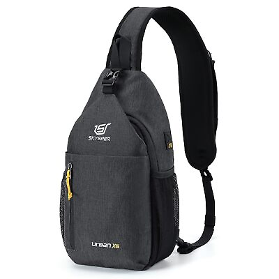 #ad SKYSPER Sling Bag Crossbody Backpack Chest Shoulder Cross Body Bag Travel H...