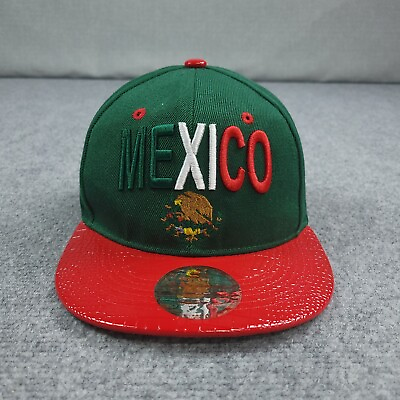 #ad MEXICO Baseball Cap mens one size Federal FLAG Embroidered Snapback Adjustable