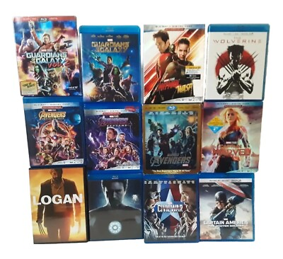 #ad Marvel BluRay amp; DVD Guardians Of The Galaxy Avengers Captain America amp; More