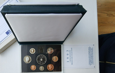 #ad 1993 United Kingdom Proof Coin Collection Set