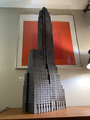 #ad N Scale Skyscraper Building Scratch Built 40 Inches Tall