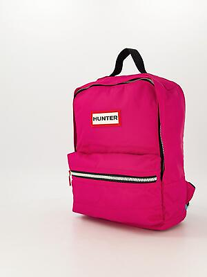 #ad Hunter Kids Original Backpack Water Resistance Military Red amp; Bright Pink Bag