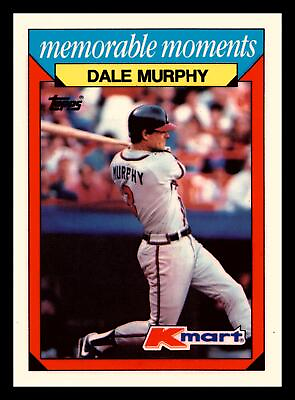 #ad Dale Murphy 1988 Topps Kmart #18 Atlanta Braves NM MINT