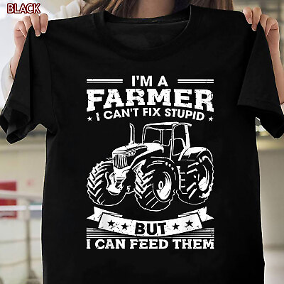 #ad Funny Farming Tractor Gift I#x27;m A Farmer I Feed People T Shirt for Women Men