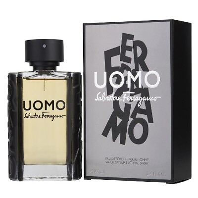 #ad Ferragamo Uomo by Salvatore Ferragamo 3.4 oz EDT Cologne for Men New In Box