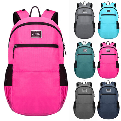 #ad Hiking Backpack Bag Student Bags Bookbag Casual Daypack Travel Sports Backpacks