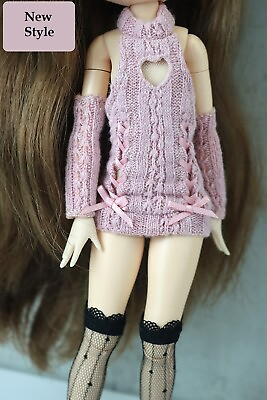 #ad Neck Backless Sweater Dress for 12quot; Blythe Doll Halter Clothes Fashion New Style