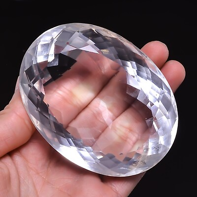#ad Crystal Gemstone Crystal Natural Crystal Faceted Loose Gemstone 1213 CT 85x65mm